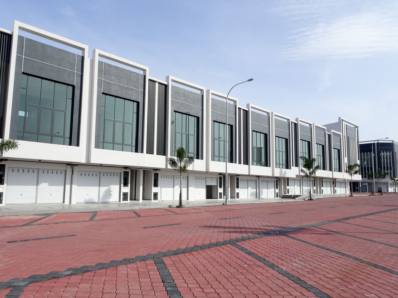 Industrial estate road